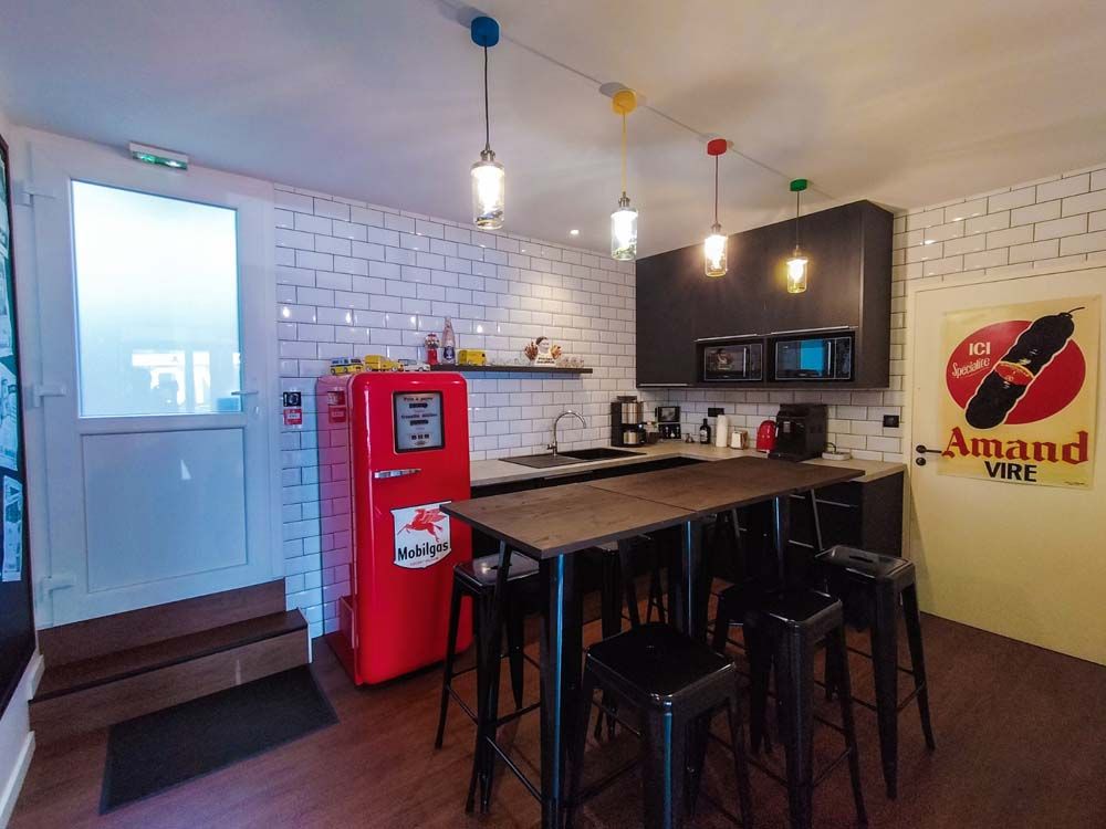 cuisine espace de coworking